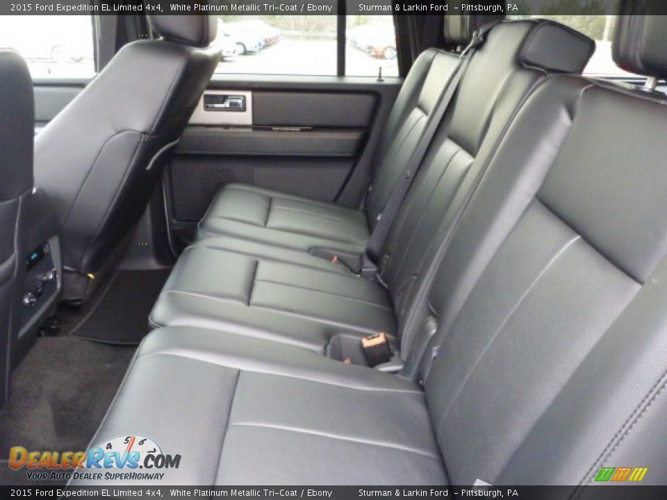 2015 Ford Expedition EL Limited 4x4 White Platinum Metallic Tri-Coat / Ebony Photo #9