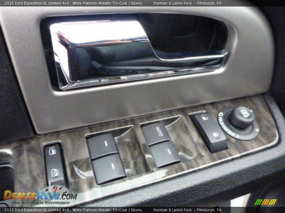 2015 Ford Expedition EL Limited 4x4 White Platinum Metallic Tri-Coat / Ebony Photo #11