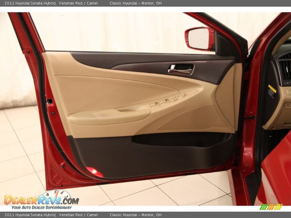 Door Panel of 2011 Hyundai Sonata Hybrid Photo #5