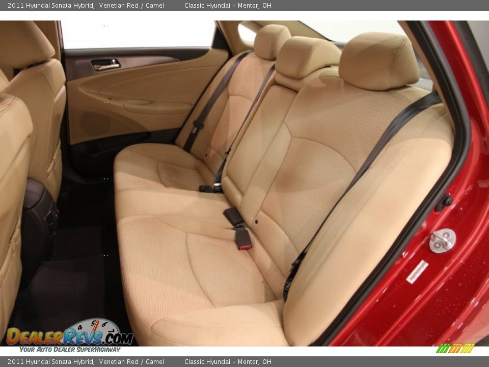 Rear Seat of 2011 Hyundai Sonata Hybrid Photo #13