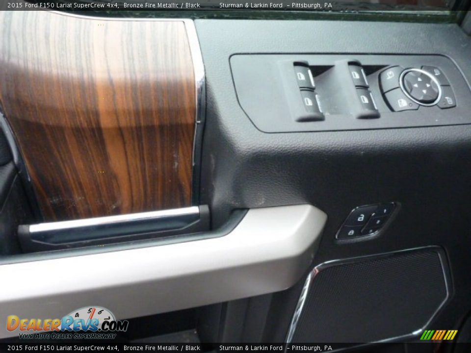 2015 Ford F150 Lariat SuperCrew 4x4 Bronze Fire Metallic / Black Photo #11