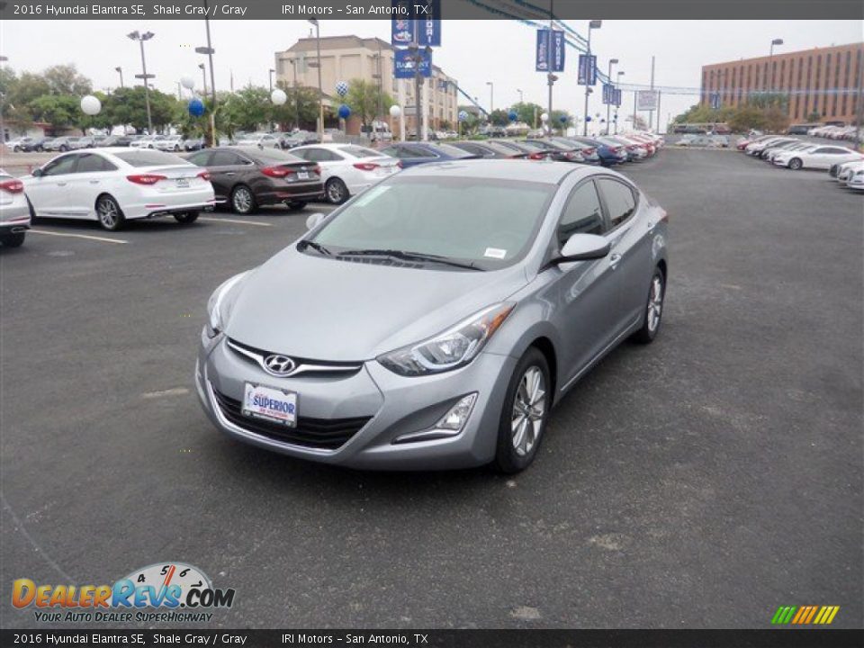 2016 Hyundai Elantra SE Shale Gray / Gray Photo #3