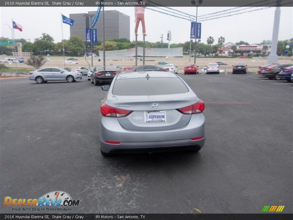 2016 Hyundai Elantra SE Shale Gray / Gray Photo #7