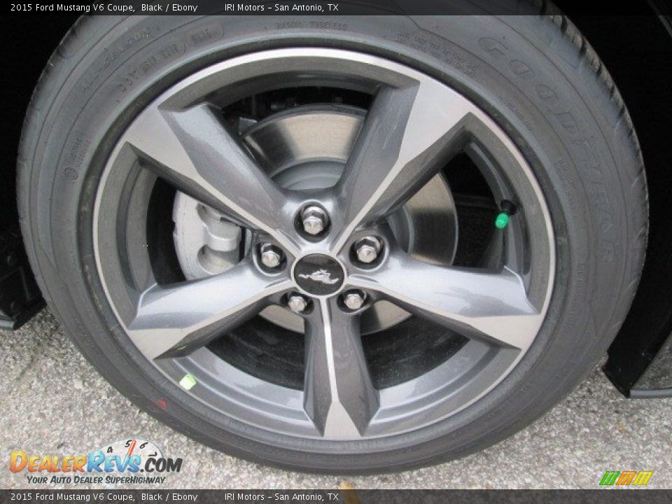 2015 Ford Mustang V6 Coupe Black / Ebony Photo #2