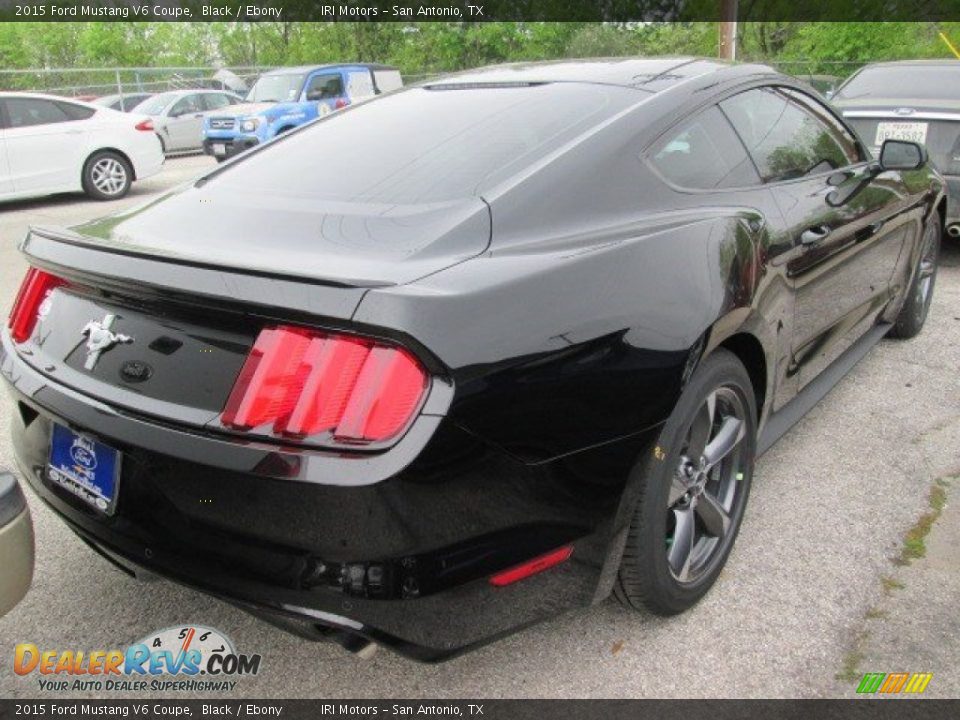 2015 Ford Mustang V6 Coupe Black / Ebony Photo #5