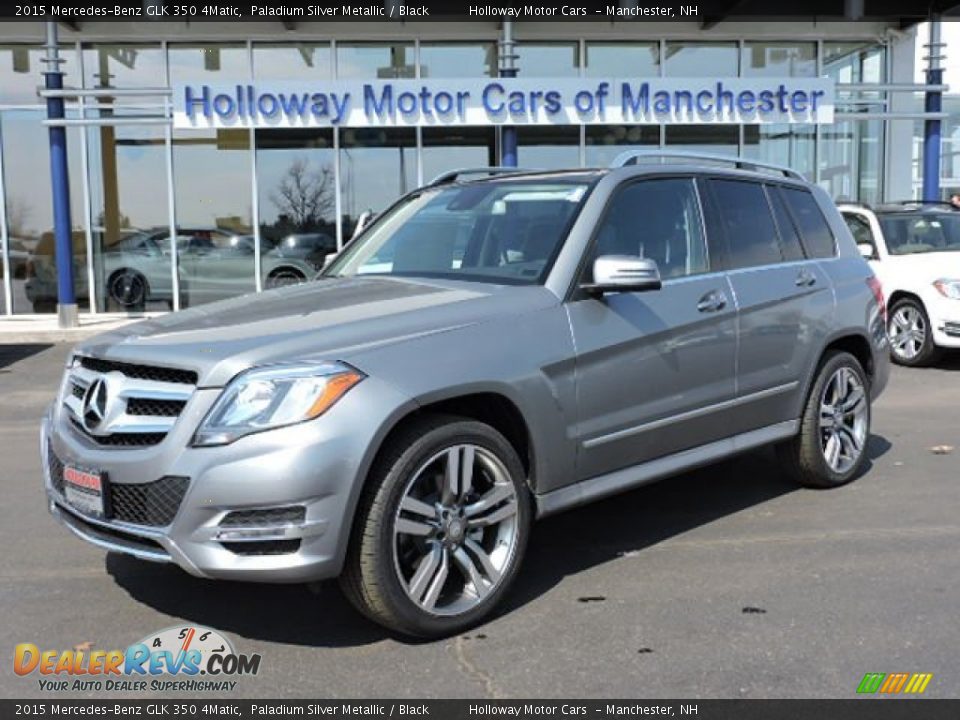 2015 Mercedes-Benz GLK 350 4Matic Paladium Silver Metallic / Black Photo #1