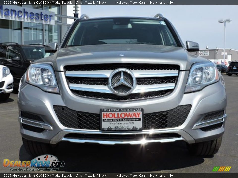 2015 Mercedes-Benz GLK 350 4Matic Paladium Silver Metallic / Black Photo #2