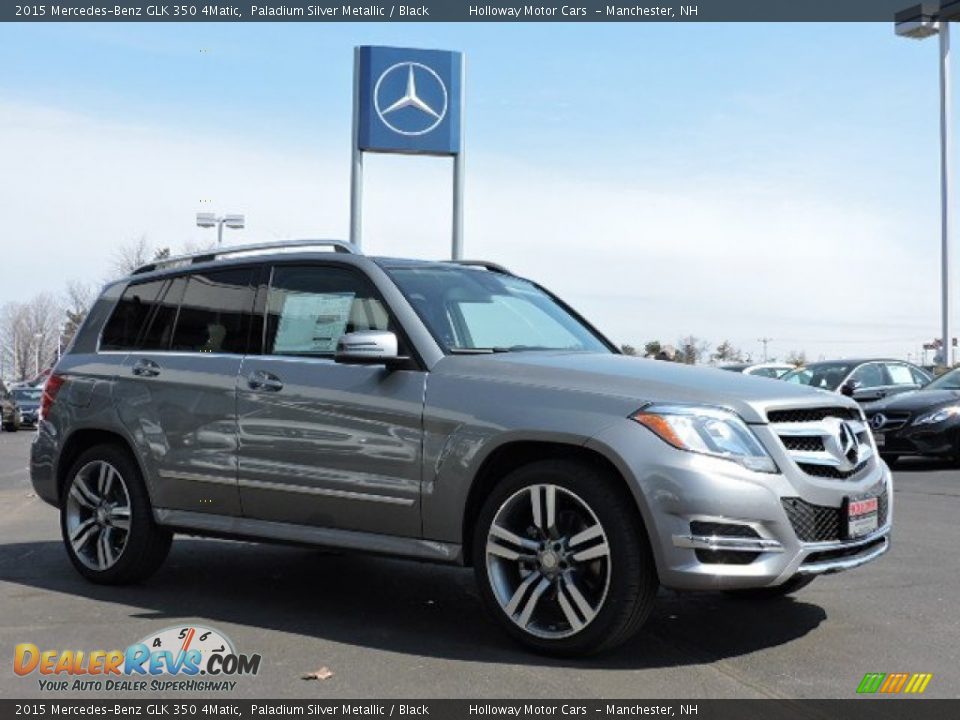 2015 Mercedes-Benz GLK 350 4Matic Paladium Silver Metallic / Black Photo #3