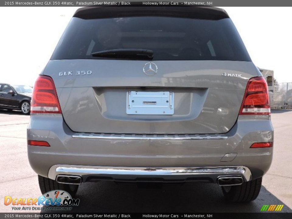 2015 Mercedes-Benz GLK 350 4Matic Paladium Silver Metallic / Black Photo #4