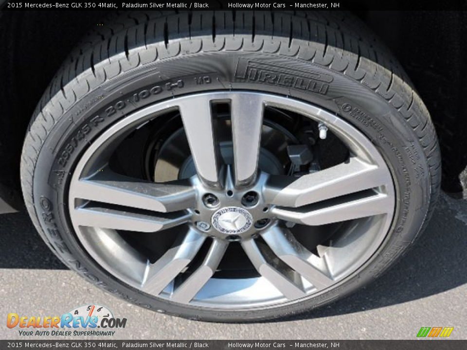 2015 Mercedes-Benz GLK 350 4Matic Paladium Silver Metallic / Black Photo #5