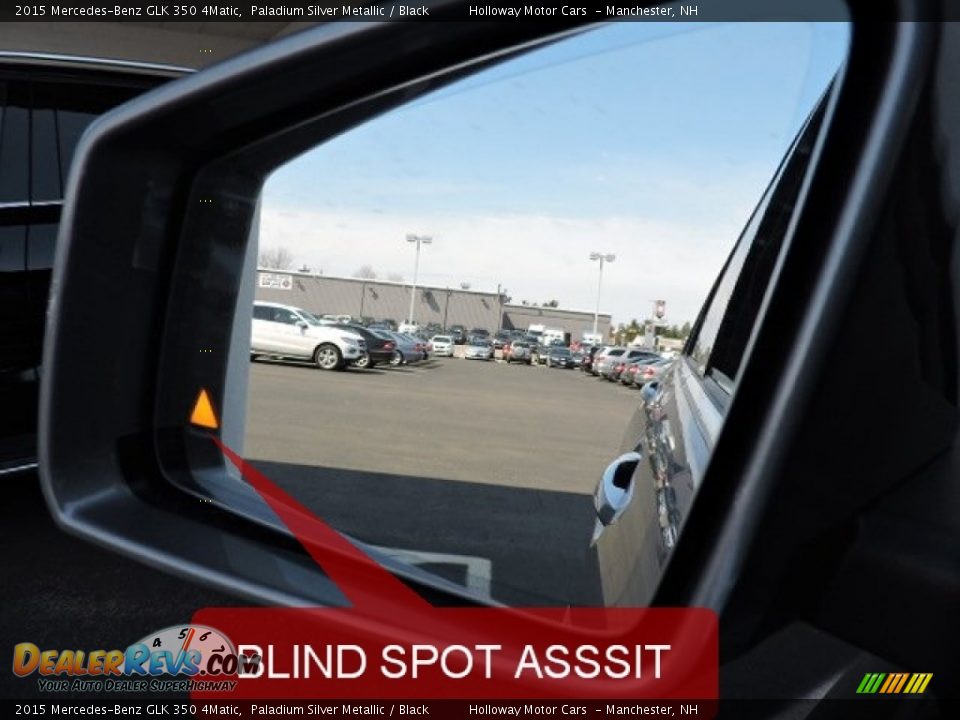 2015 Mercedes-Benz GLK 350 4Matic Paladium Silver Metallic / Black Photo #12