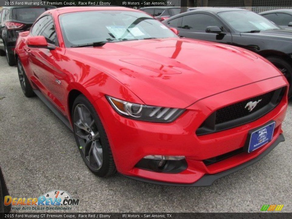 2015 Ford Mustang GT Premium Coupe Race Red / Ebony Photo #1