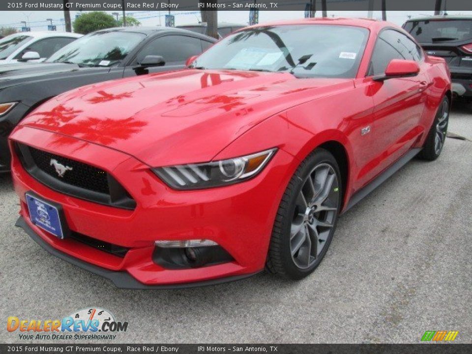 2015 Ford Mustang GT Premium Coupe Race Red / Ebony Photo #5