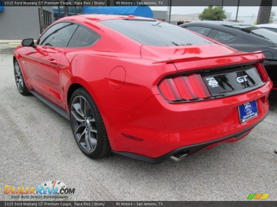 2015 Ford Mustang GT Premium Coupe Race Red / Ebony Photo #6