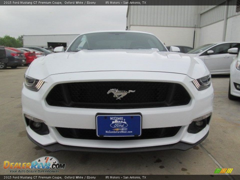 2015 Ford Mustang GT Premium Coupe Oxford White / Ebony Photo #4