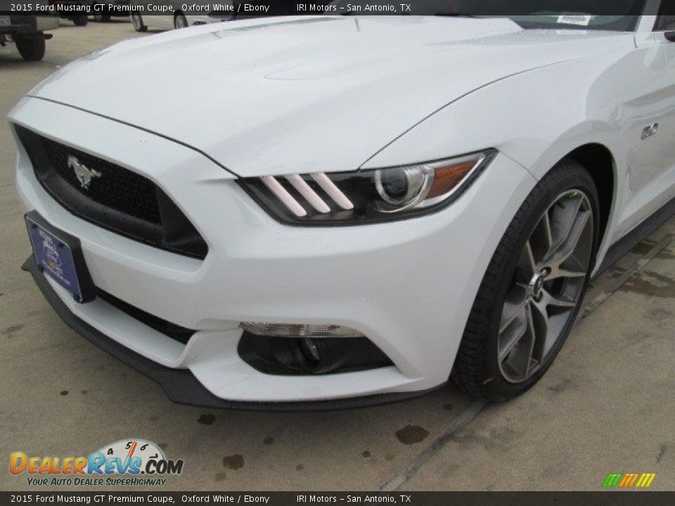2015 Ford Mustang GT Premium Coupe Oxford White / Ebony Photo #6