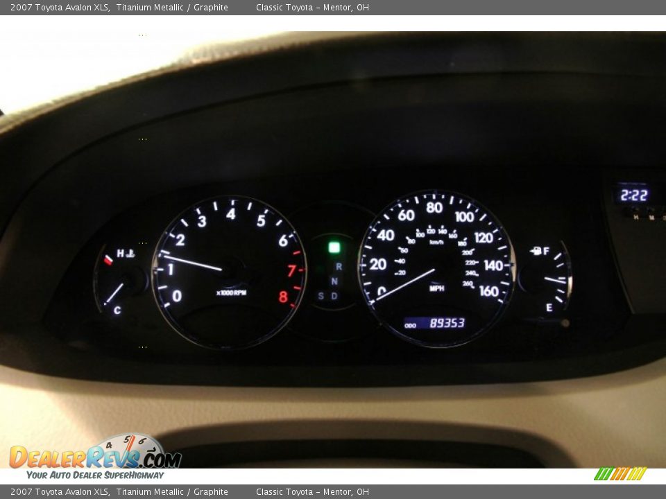 2007 Toyota Avalon XLS Gauges Photo #7
