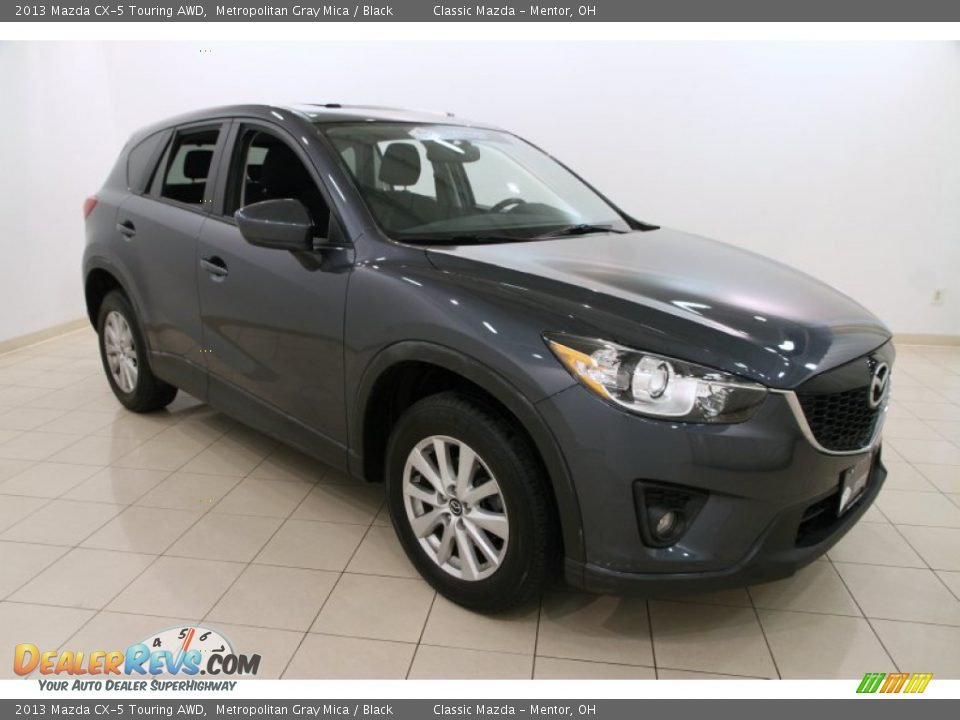 2013 Mazda CX-5 Touring AWD Metropolitan Gray Mica / Black Photo #1