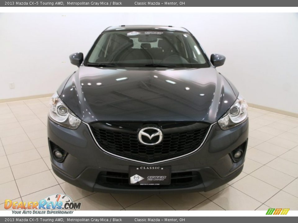 2013 Mazda CX-5 Touring AWD Metropolitan Gray Mica / Black Photo #2