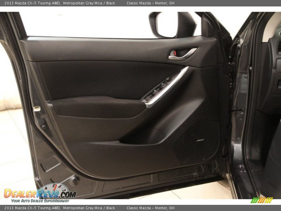 2013 Mazda CX-5 Touring AWD Metropolitan Gray Mica / Black Photo #4