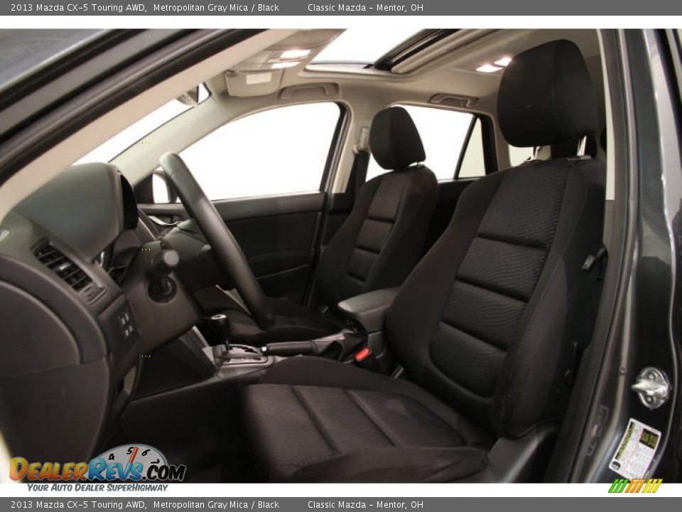 2013 Mazda CX-5 Touring AWD Metropolitan Gray Mica / Black Photo #5