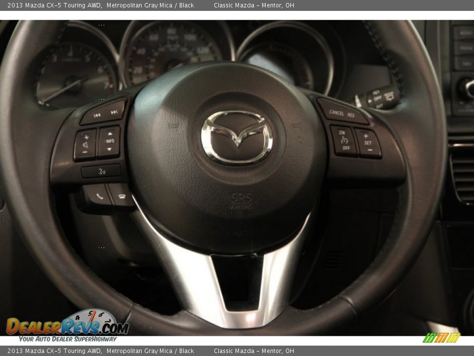 2013 Mazda CX-5 Touring AWD Metropolitan Gray Mica / Black Photo #6
