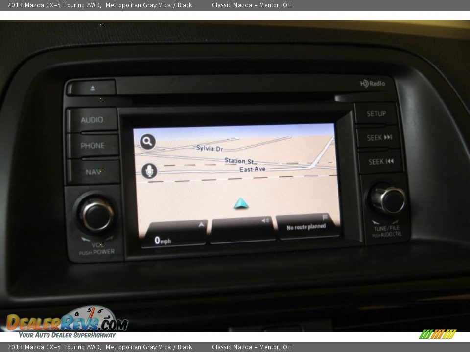 2013 Mazda CX-5 Touring AWD Metropolitan Gray Mica / Black Photo #9