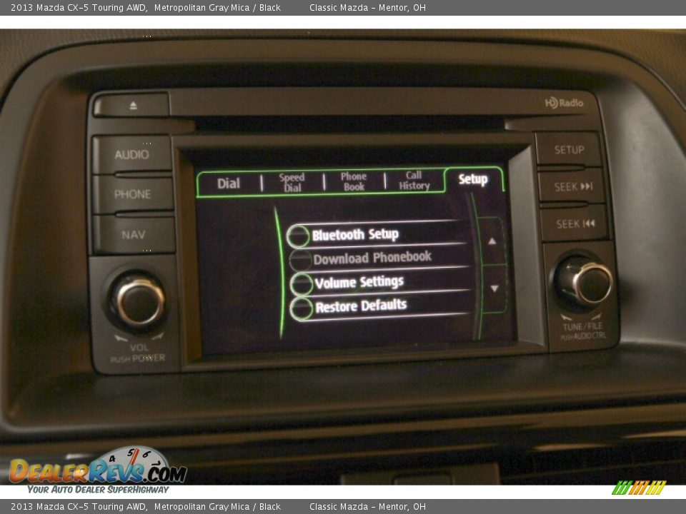2013 Mazda CX-5 Touring AWD Metropolitan Gray Mica / Black Photo #10