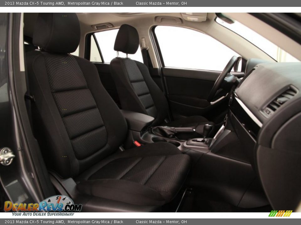 2013 Mazda CX-5 Touring AWD Metropolitan Gray Mica / Black Photo #12