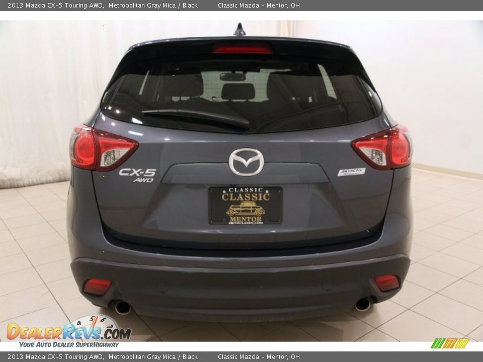 2013 Mazda CX-5 Touring AWD Metropolitan Gray Mica / Black Photo #14