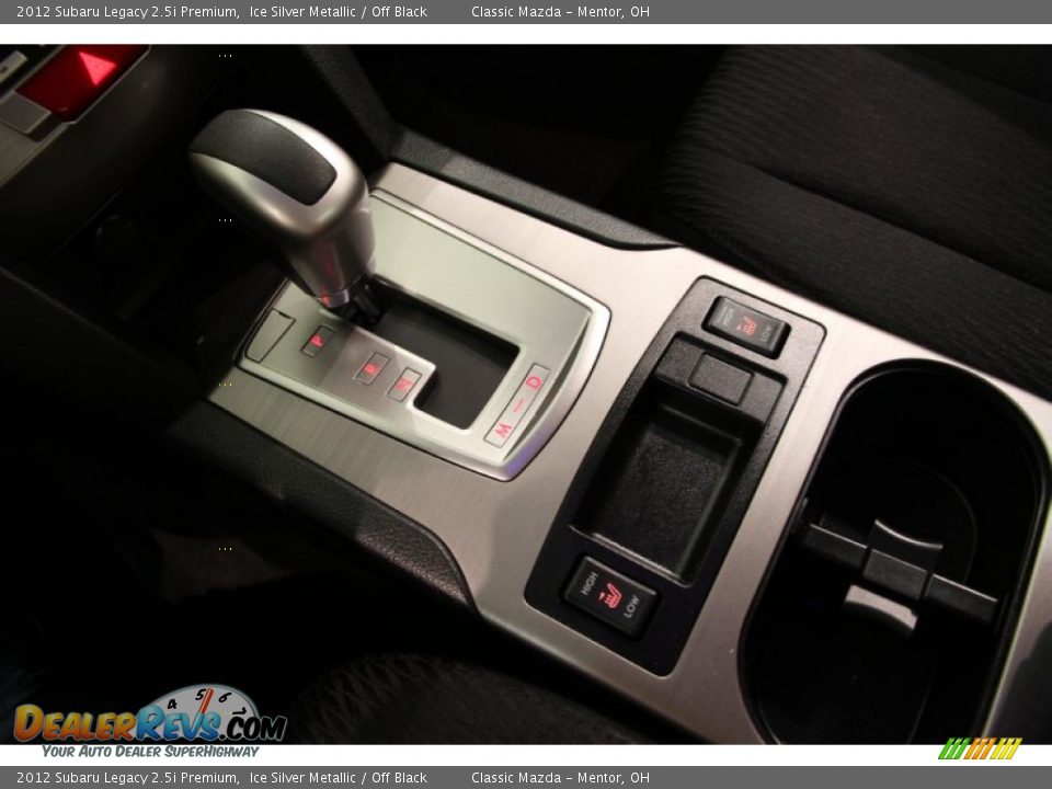 2012 Subaru Legacy 2.5i Premium Ice Silver Metallic / Off Black Photo #9
