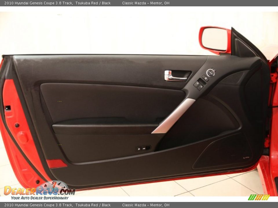 2010 Hyundai Genesis Coupe 3.8 Track Tsukuba Red / Black Photo #4