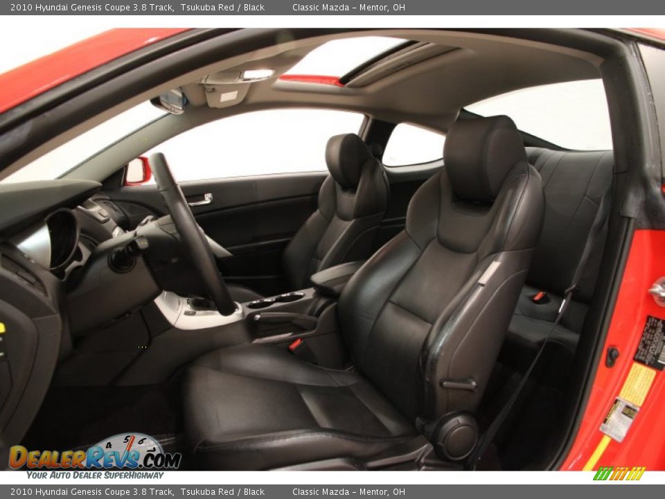 2010 Hyundai Genesis Coupe 3.8 Track Tsukuba Red / Black Photo #5