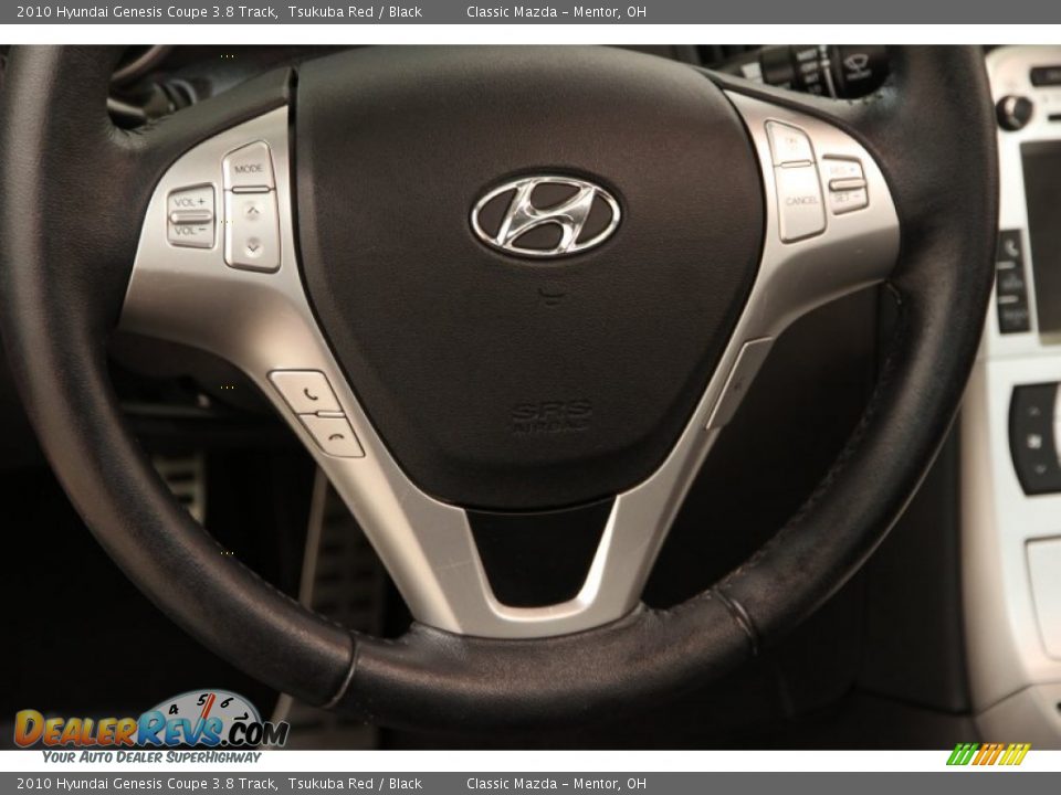 2010 Hyundai Genesis Coupe 3.8 Track Tsukuba Red / Black Photo #6
