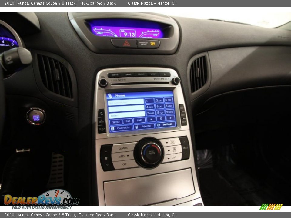 2010 Hyundai Genesis Coupe 3.8 Track Tsukuba Red / Black Photo #8