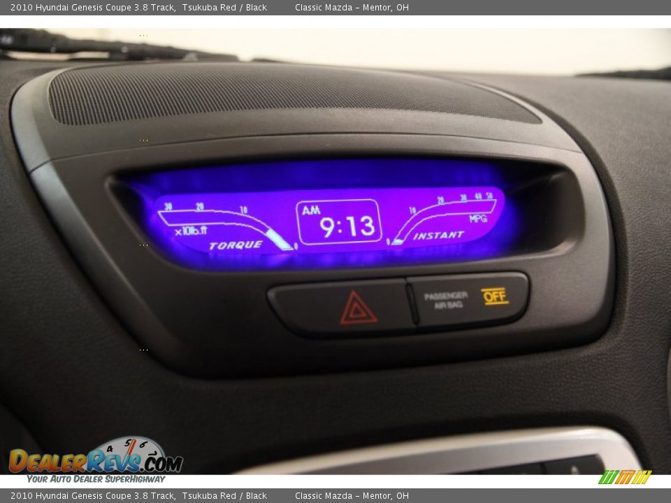 2010 Hyundai Genesis Coupe 3.8 Track Tsukuba Red / Black Photo #9