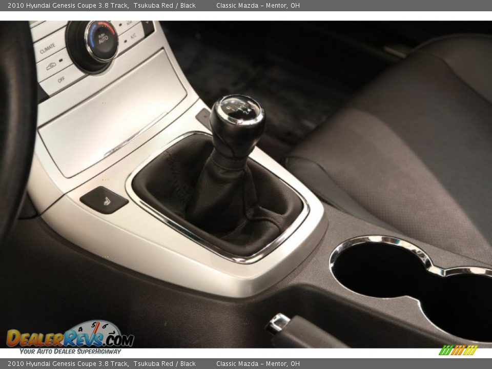 2010 Hyundai Genesis Coupe 3.8 Track Tsukuba Red / Black Photo #12