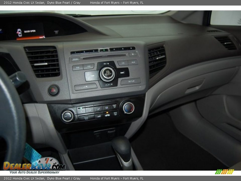2012 Honda Civic LX Sedan Dyno Blue Pearl / Gray Photo #15