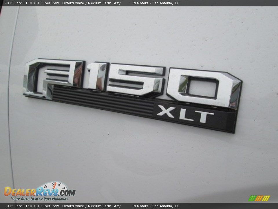 2015 Ford F150 XLT SuperCrew Oxford White / Medium Earth Gray Photo #3