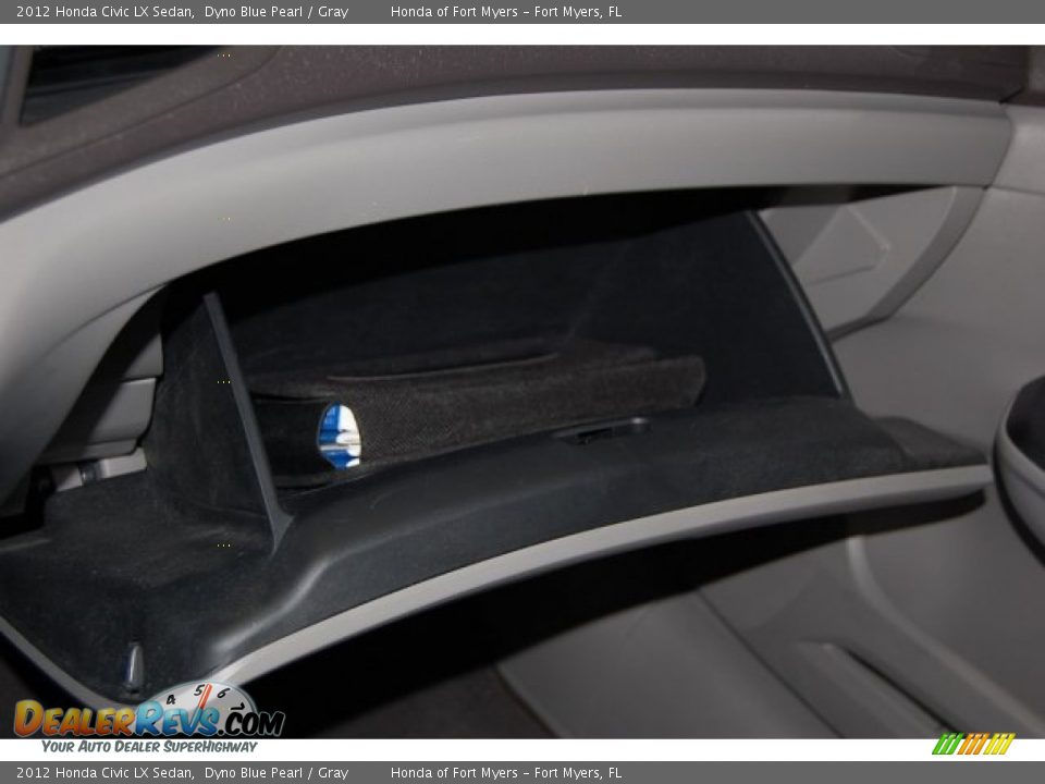 2012 Honda Civic LX Sedan Dyno Blue Pearl / Gray Photo #17