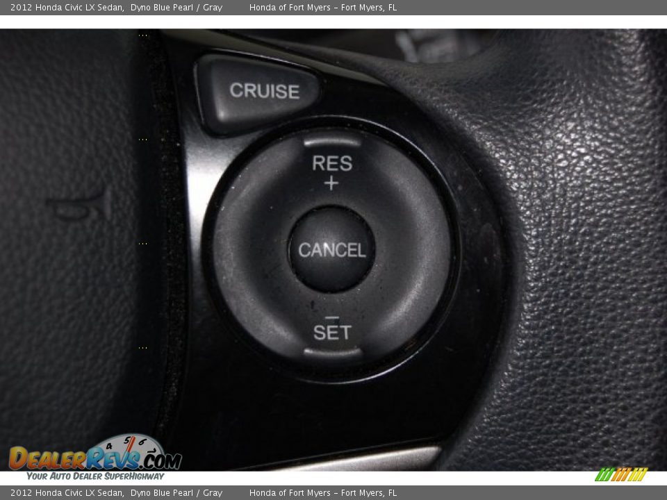 2012 Honda Civic LX Sedan Dyno Blue Pearl / Gray Photo #20