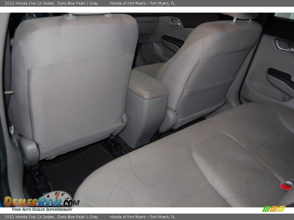 2012 Honda Civic LX Sedan Dyno Blue Pearl / Gray Photo #23