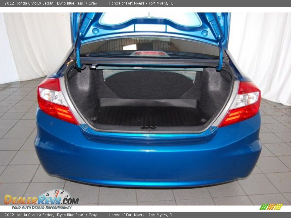 2012 Honda Civic LX Sedan Dyno Blue Pearl / Gray Photo #27