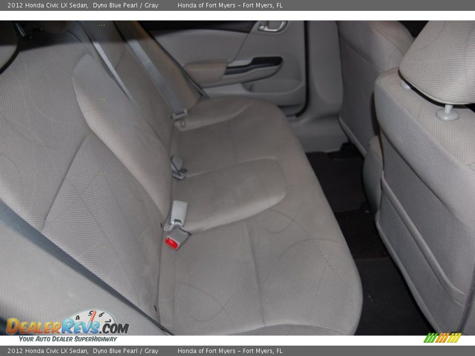 2012 Honda Civic LX Sedan Dyno Blue Pearl / Gray Photo #29