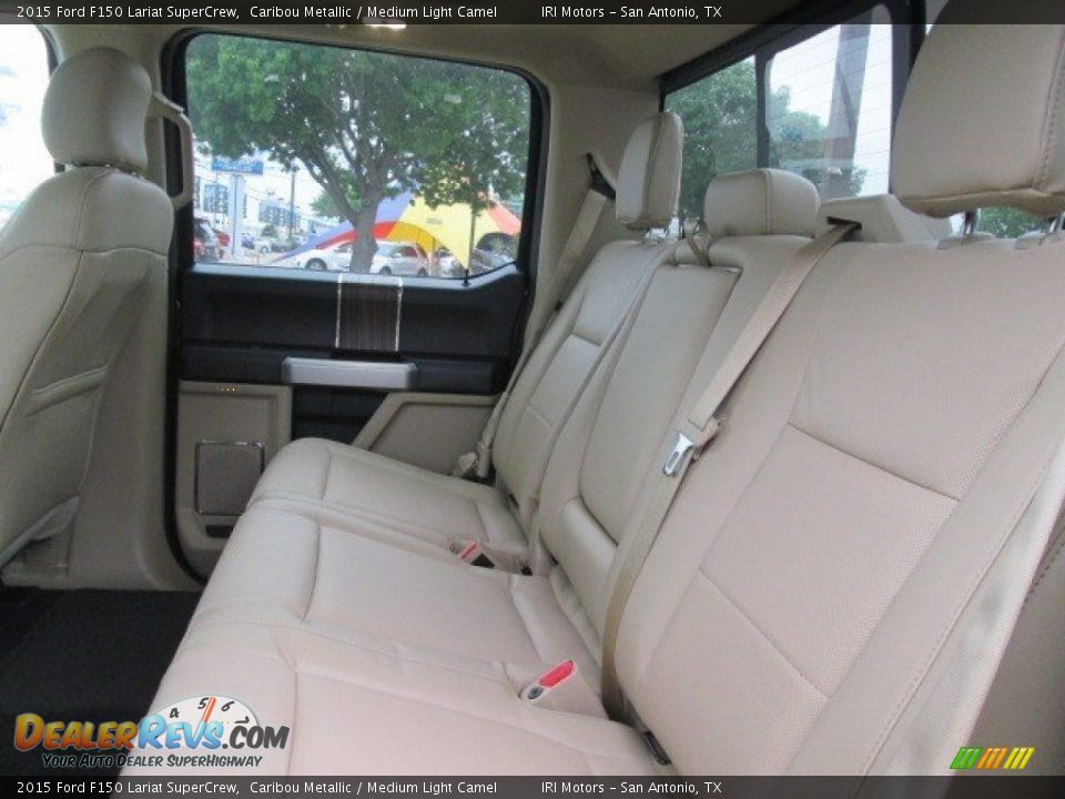 Rear Seat of 2015 Ford F150 Lariat SuperCrew Photo #12
