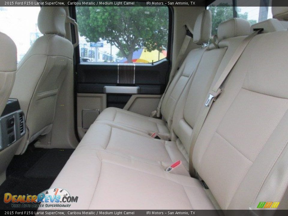 Rear Seat of 2015 Ford F150 Lariat SuperCrew Photo #13