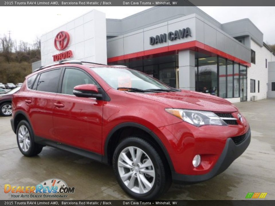 2015 Toyota RAV4 Limited AWD Barcelona Red Metallic / Black Photo #1