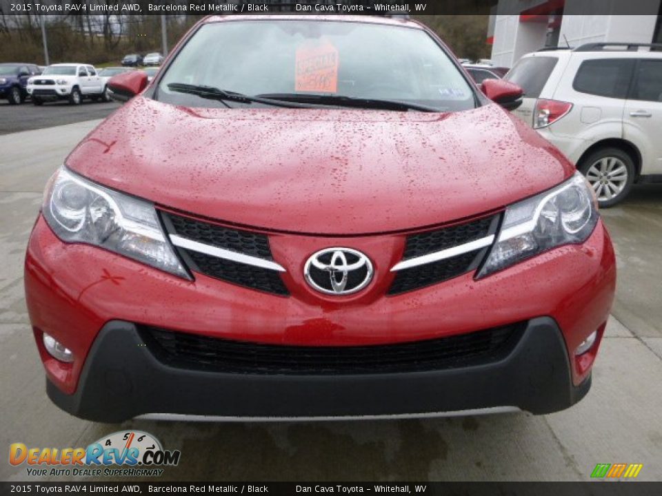 2015 Toyota RAV4 Limited AWD Barcelona Red Metallic / Black Photo #2