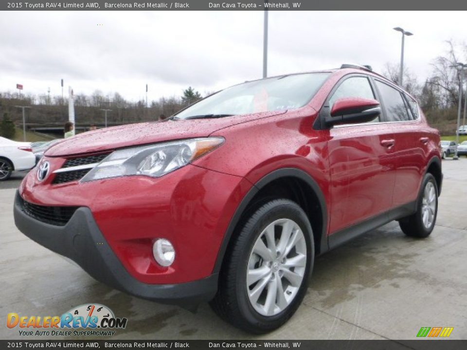 2015 Toyota RAV4 Limited AWD Barcelona Red Metallic / Black Photo #3
