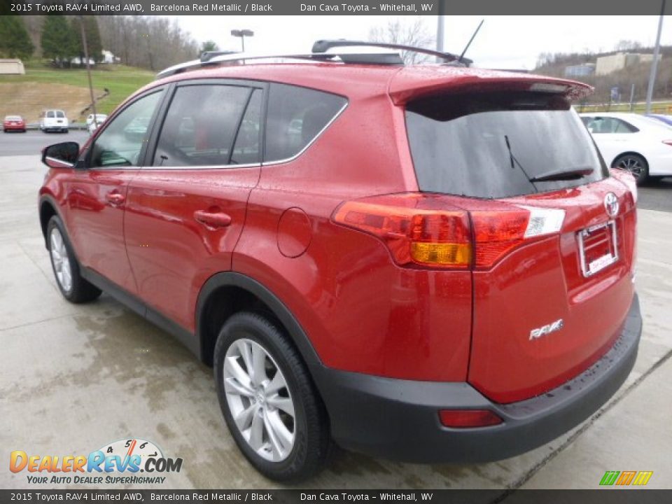 2015 Toyota RAV4 Limited AWD Barcelona Red Metallic / Black Photo #5